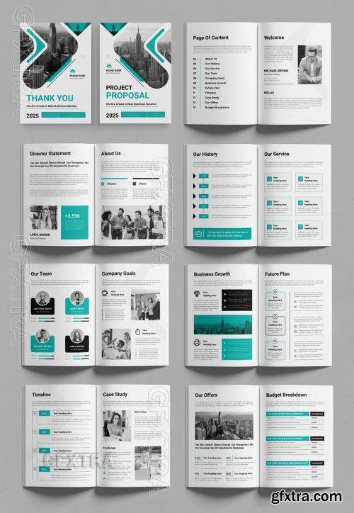 Business Project Proposal Template Landscape 760290605