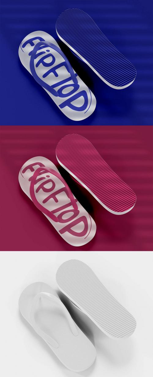 Pair of Sandals Mockup