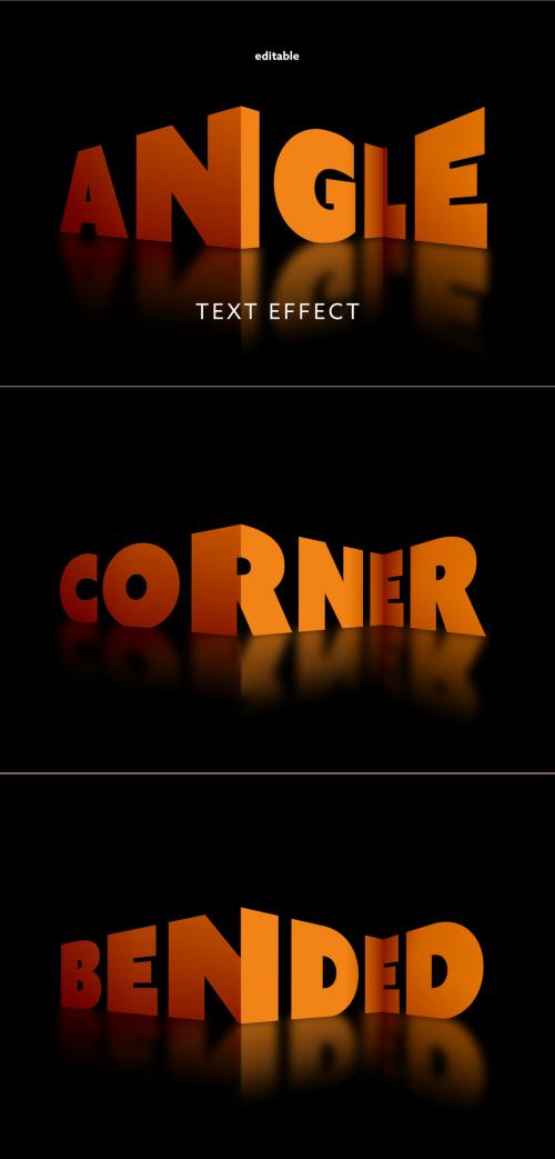 Corner Text Effect