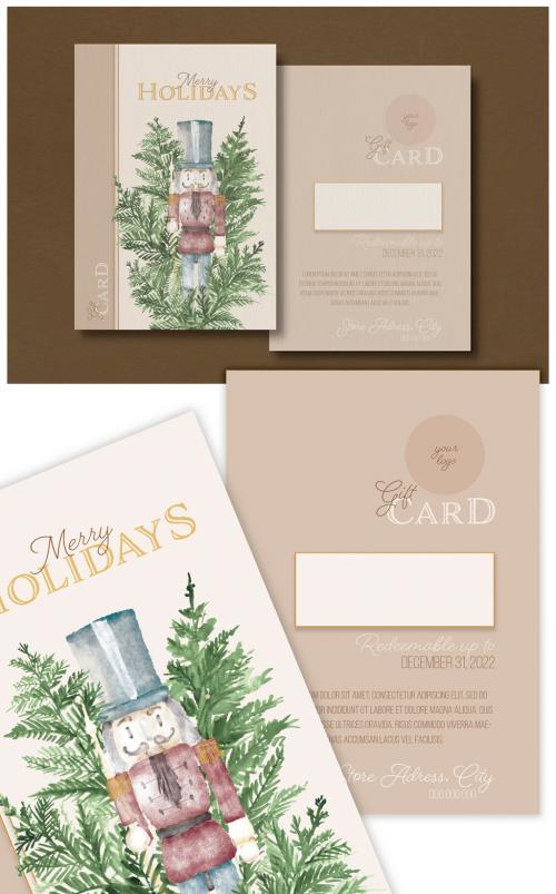 Christmas Holiday Gift Card