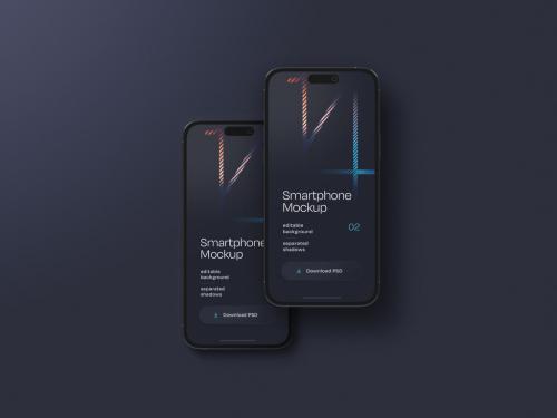 Dark Smartphone Mockup