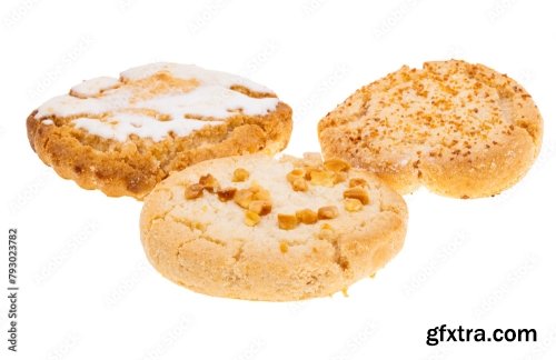 Spanish Cookies Isolated 6xJPEG