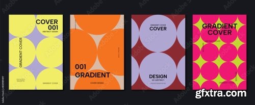 Abstract Geometric Shape Background Vector Set 6xAI