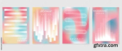 Abstract Gradient Background Vector Set 2 6xAI