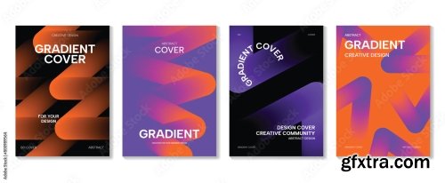 Abstract Gradient Background Vector Set 2 6xAI