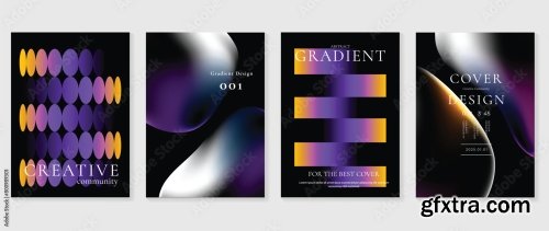 Abstract Gradient Background Vector Set 2 6xAI