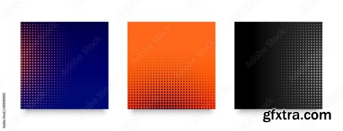 Abstract Halftone Texture Background Design 6xAI