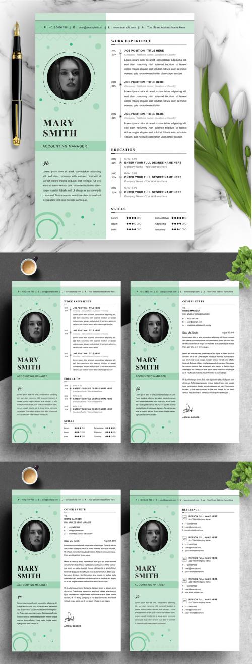 Creative Resume Templates Layout With Photo