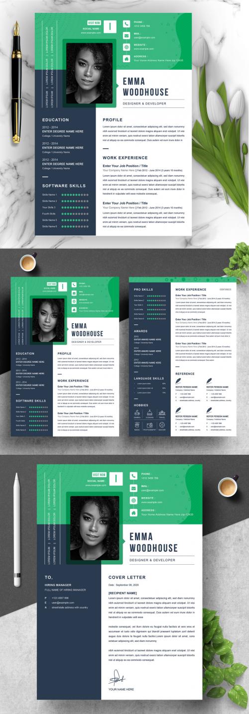 Creative UI UX Designer Resume Template