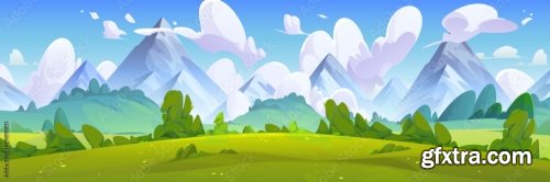 Outdoor Peaceful Fairytale Background 6xAI