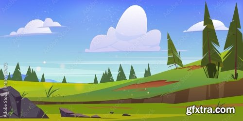 Outdoor Peaceful Fairytale Background 6xAI