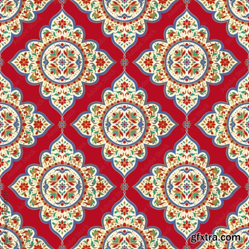 Turkish Seamless Pattern 6xAI