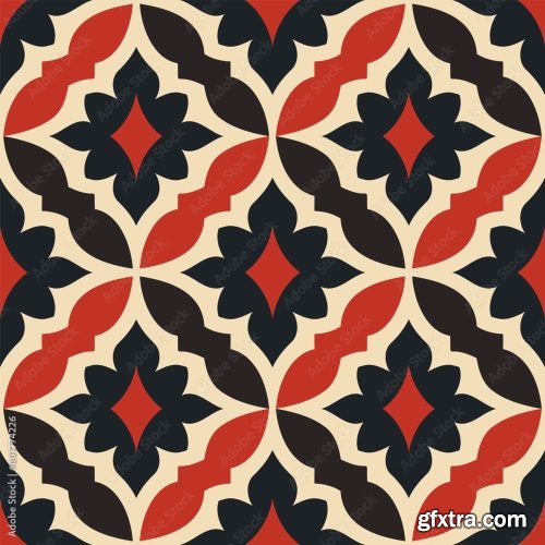 Turkish Seamless Pattern 6xAI