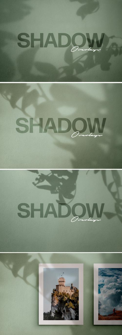 Leafy Shadow Overlays Mockup