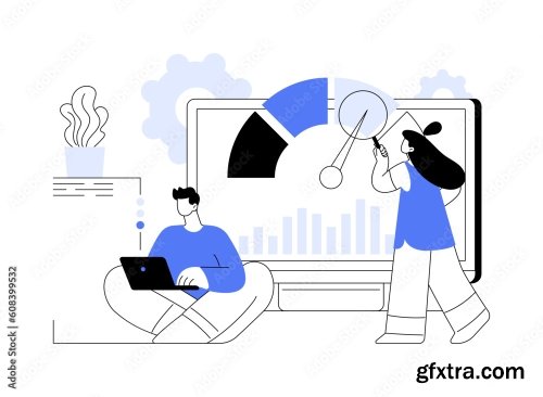 Benchmark Testing Abstract Concept Vector Illustration 6xAI