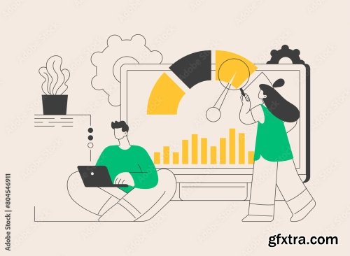 Benchmark Testing Abstract Concept Vector Illustration 6xAI