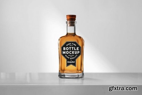 Whiskey Bottle Mockup Collections 13xPSD