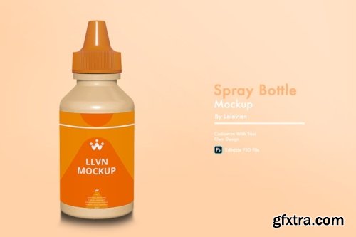 Spray Bottle Mockup Collections #2 14xPSD