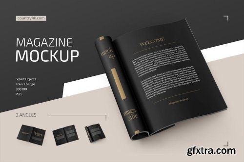 Magazine Cover Mockup Collections 14xPSD