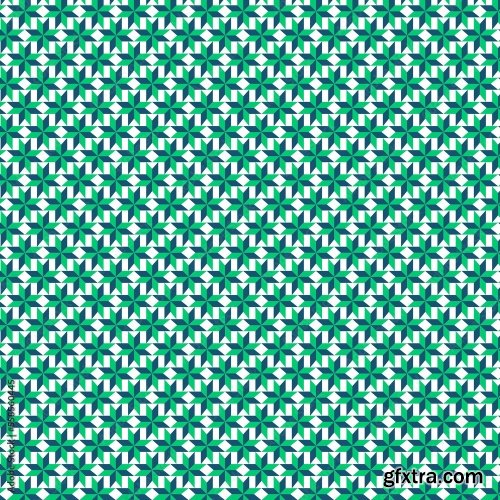 Modern Hand-Crafted Background Pattern Vector Illustration 6xAI