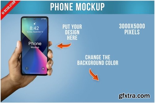 Holding Phone Mockup Collections 11xPSD