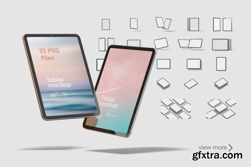 iPad Mockup Collections 13xPSD