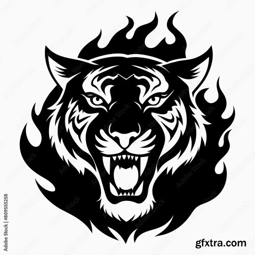 Lion Logo 6xSVG