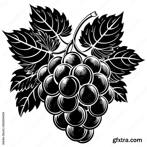 A Bunch Of Grapes 6xSVG