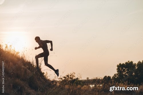 Athlete Trail Running 6xJPEG