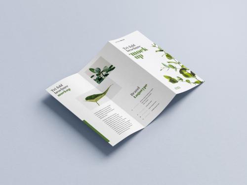 Trifold Brochure Mockup