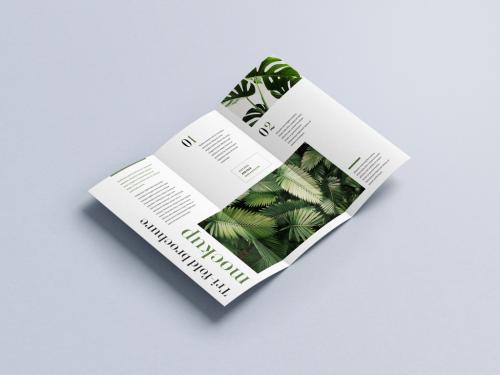 Trifold Brochure Mockup