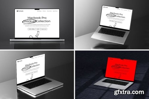 Laptop Mockup Collections 12xPSD