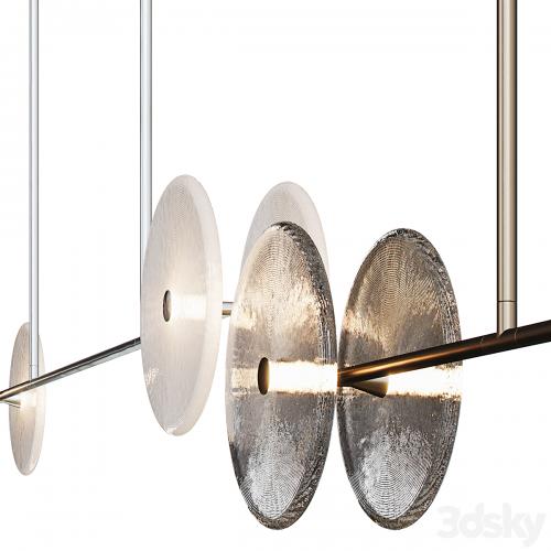 Set of pendant lights CORAL LINEAR from Soktas