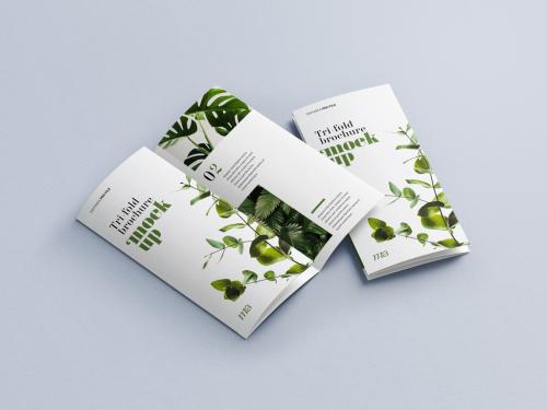 Trifold Brochure Mockup