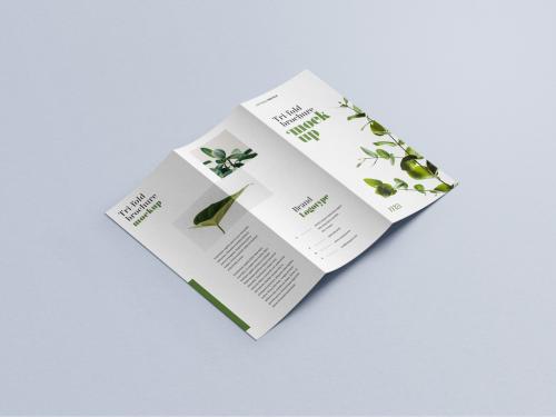 Trifold Brochure Mockup