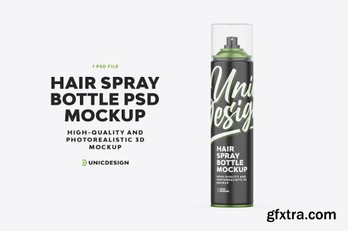 Hair Spray Bottle Mockup Collections 14xPSD