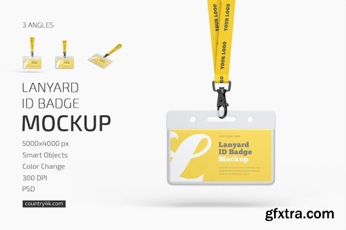 Lanyard Mockup Collections 13xPSD