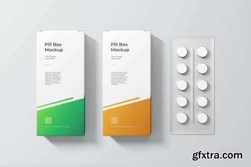 Pills Mockup Collections 14xPSD