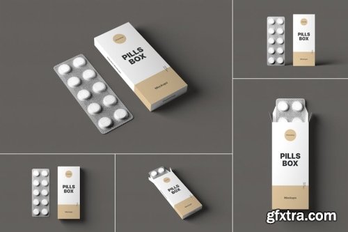 Pills Mockup Collections 14xPSD