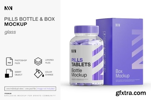 Pills Mockup Collections 14xPSD