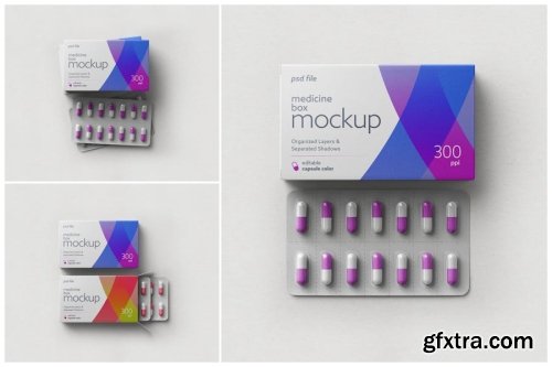 Pills Mockup Collections 14xPSD