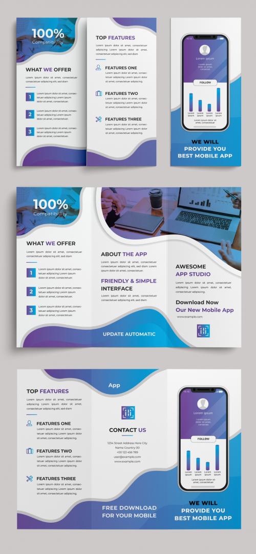 Device Colorful Trifold Flyer