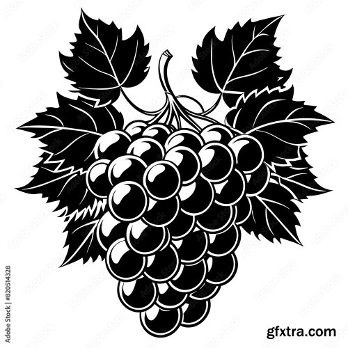 A Bunch Of Grapes 6xSVG