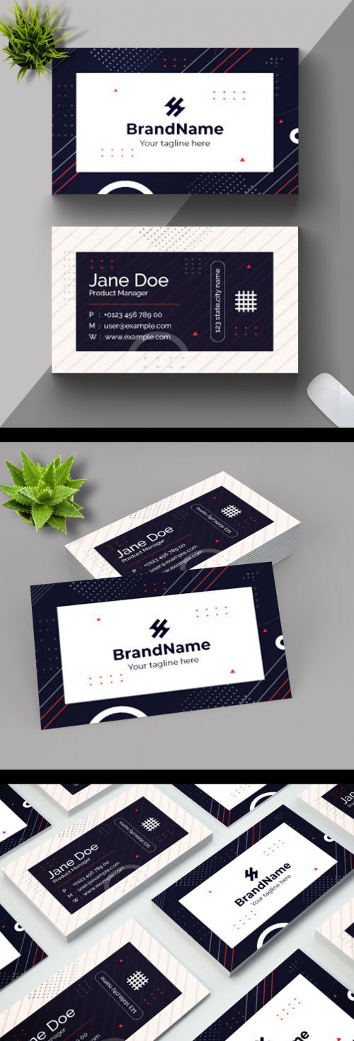 Corporate Business Card Layout