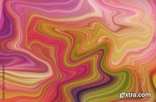 Abstract Color Flow Gradient Background 6xJPEG