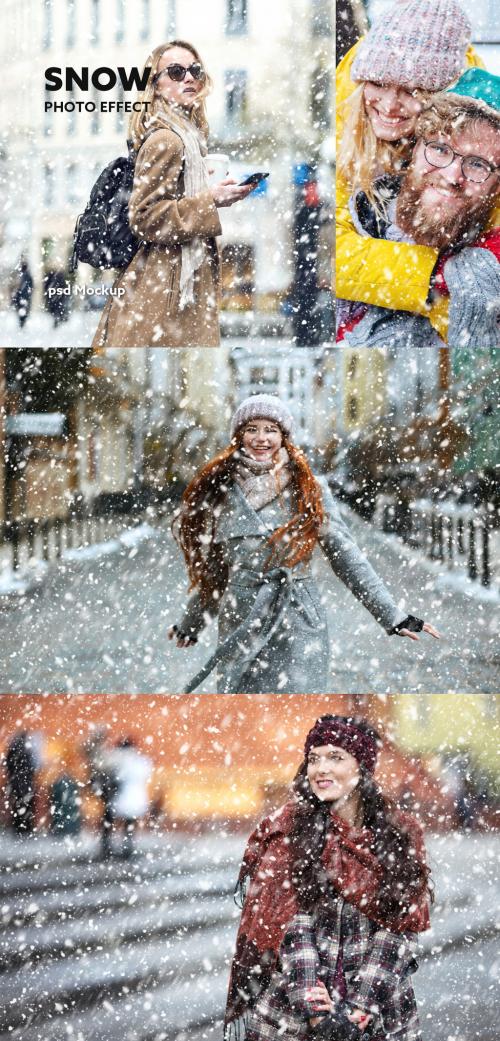 Snow Photo Effect