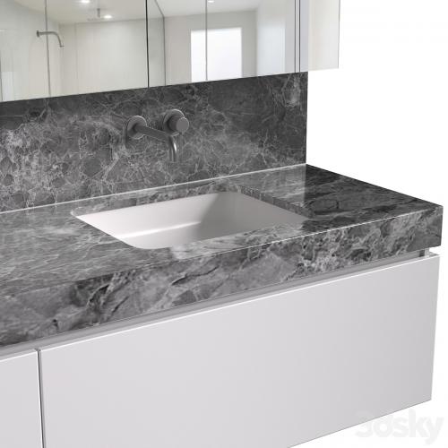 Bathroom Cabinets with washbasins in modern style. Bathroom furniture.Bathroom Sink Cabinets