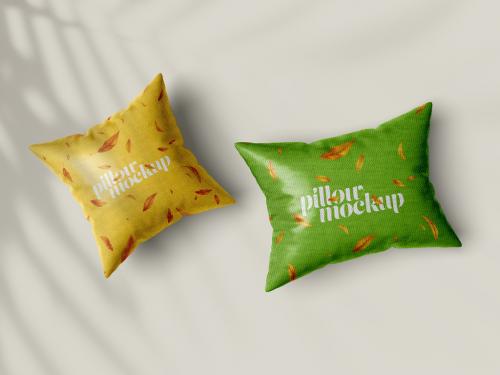 Pillow Mockup Design with Editable Background