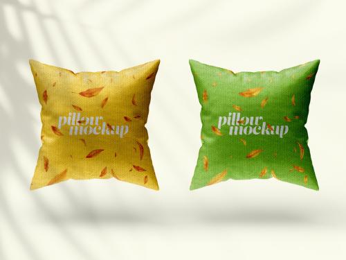 Pillow Mockup Design with Editable Background