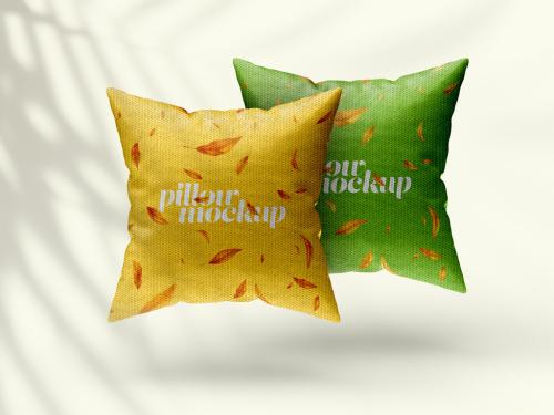 Pillow Mockup Design with Editable Background